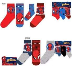 Spiderman zeķes ( 3 pāri)