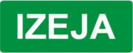 Uzlīme "Izeja" 8×15