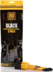 Work Stuff Detailing Brush Black 3-Pack