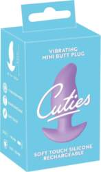 Anālais plug Cuties Vibrating Plug Purple