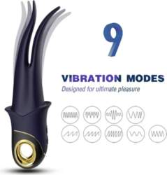 ARMONY Shadow dubultgalvas vibrators zils no