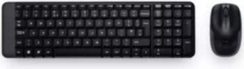 Logitech MK220 Wireless Keyboard+Mouse, Black, Silver