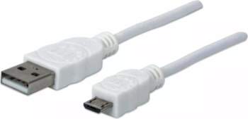 USB 2.0 kabelis MANHATTAN A‑tipa