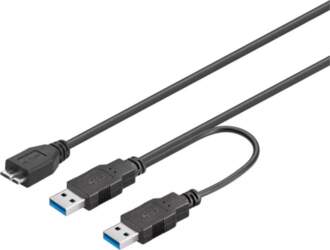 USB A uz Micro-USB B kabelis