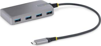 USB-C 4 porta koncentrators StarTech 5Gbps