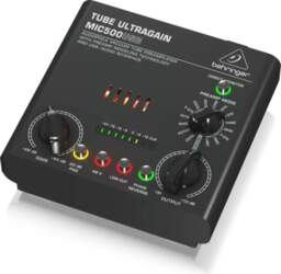 Audio priekšpastiprinātājs Behringer MIC500USB ar USB