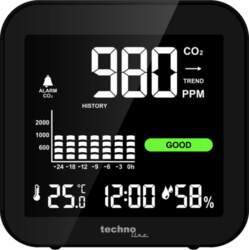 CO2 monitors TechnoLine WL1025 Black —