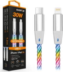 Datu kabelis USB-C — Lightning ALIGATOR