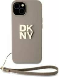 DKNY PU Leather Stack Logo vāciņš