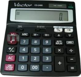 Kalkulators VECTOR KAV CD-2460 — galda