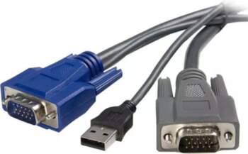 KVM kabelis StarTech 6 ft Ultra-Thin