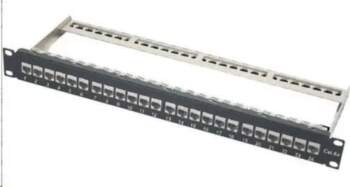 Patch panel 19" 24 porta Cat6A