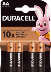 Sārmu baterijas Duracell Basic AA/LR6 4