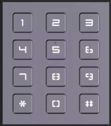 Taustiņpanelis Hikvision Video Intercom Keypad Module
