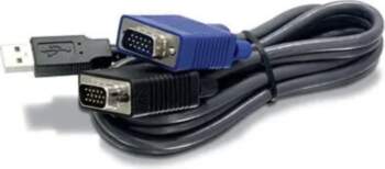 TRENDNET KVM kabelis TKCU10 USB/VGA 2