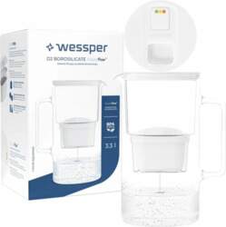 Ūdens filtra krūze wessper D2 Borosilicate