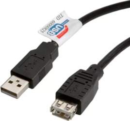 USB 2.0 Kabelis A -