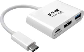 USB-C uz HDMI adapters ar USB