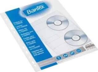 CD maciņi Bantex priekš 2 diskiem