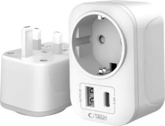 Ceļojumu adapteris Tech-Protect TA100 UK uz
