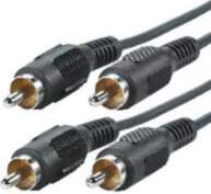 Cinch kabelis duplex M - M
