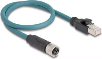 DeLOCK M12 adaptera kabelis X-coded 8