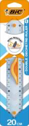 Lineāls BIC Double Ruler 20 cm