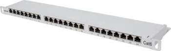 Patch paneļis 19" 0.5U INTELLINET