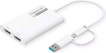 Secomp USB Type-C uz diviem HDMI