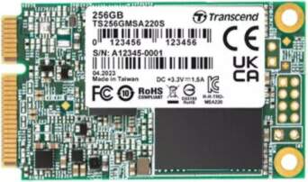 SSD diskdziņš Transcend 256 GB mSATA