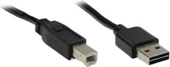 USB 2.0 A–B kabelis Alcasa