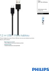 USB-A uz microUSB kabelis EATON 1