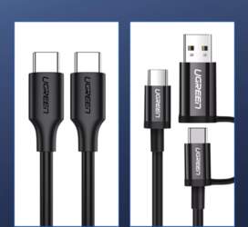 USB-C uz USB-C kabelis UGREEN 1