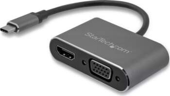 USB-C uz VGA un HDMI adapteris