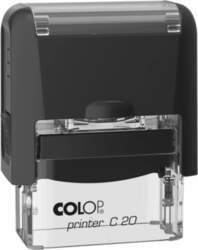 Zīmogs COLOP Printer C20, melns korpuss