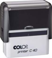 Zīmogs COLOP Printer C40 melns korpuss