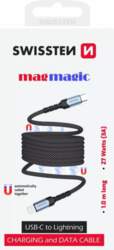 Datu kabelis USB-C uz Lightning magnētisks