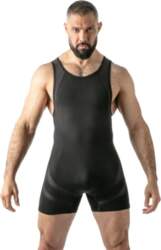 LOCKER GEAR Open Access Singlets Melns