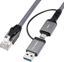 MicroConnect CAT6 FTP uz USB A-C