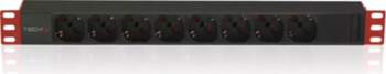 Techly Multi-Socket 8 Kontaktligzdas 19" Rack