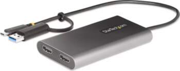 USB-C uz diviem HDMI adapteris StarTech