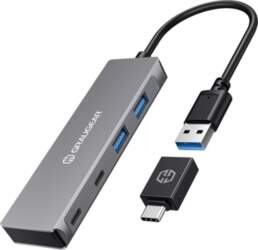 USB hub GRAUGEAR G-HUB2A2C-AC USB 3