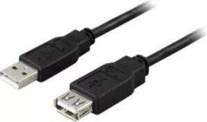 USB kabelis A/A Deltaco USB 2