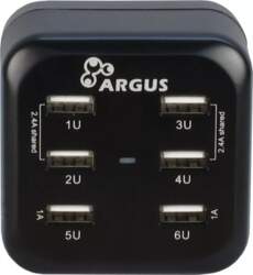 AC lādētājs Inter-Tech Argus LS-6US USB