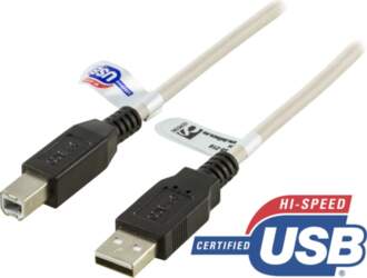DELTACO USB-210 USB 2.0 kabelis