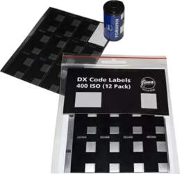 Foma label DX Code ISO 400