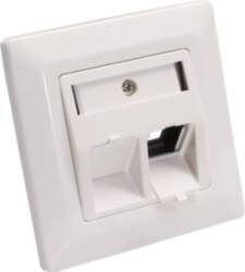 InLine rāmis 2x RJ45 Bu/LSA inset