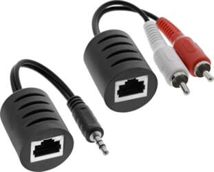 InLine RCA Audio pār LAN Ethernet