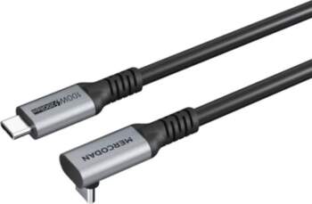 Mercodan leņķa 90 grādu USB-C datu