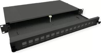 Patch panel kaste Secomp 19" 16x